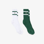 LACOSTE Pack de 2 Meias Listradas