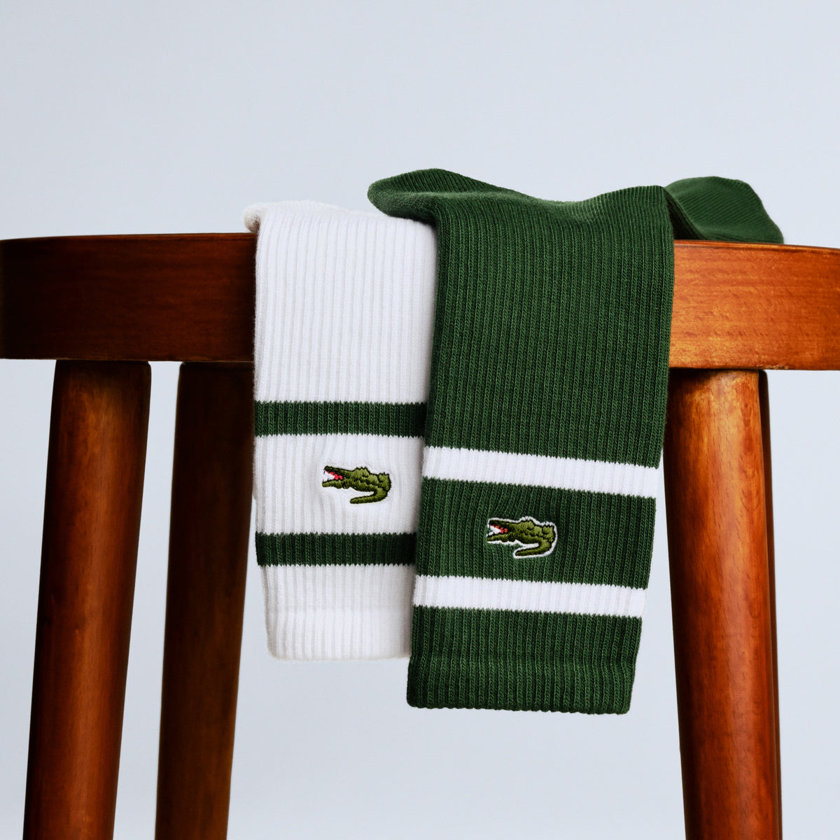 LACOSTE Pack de 2 Meias Listradas