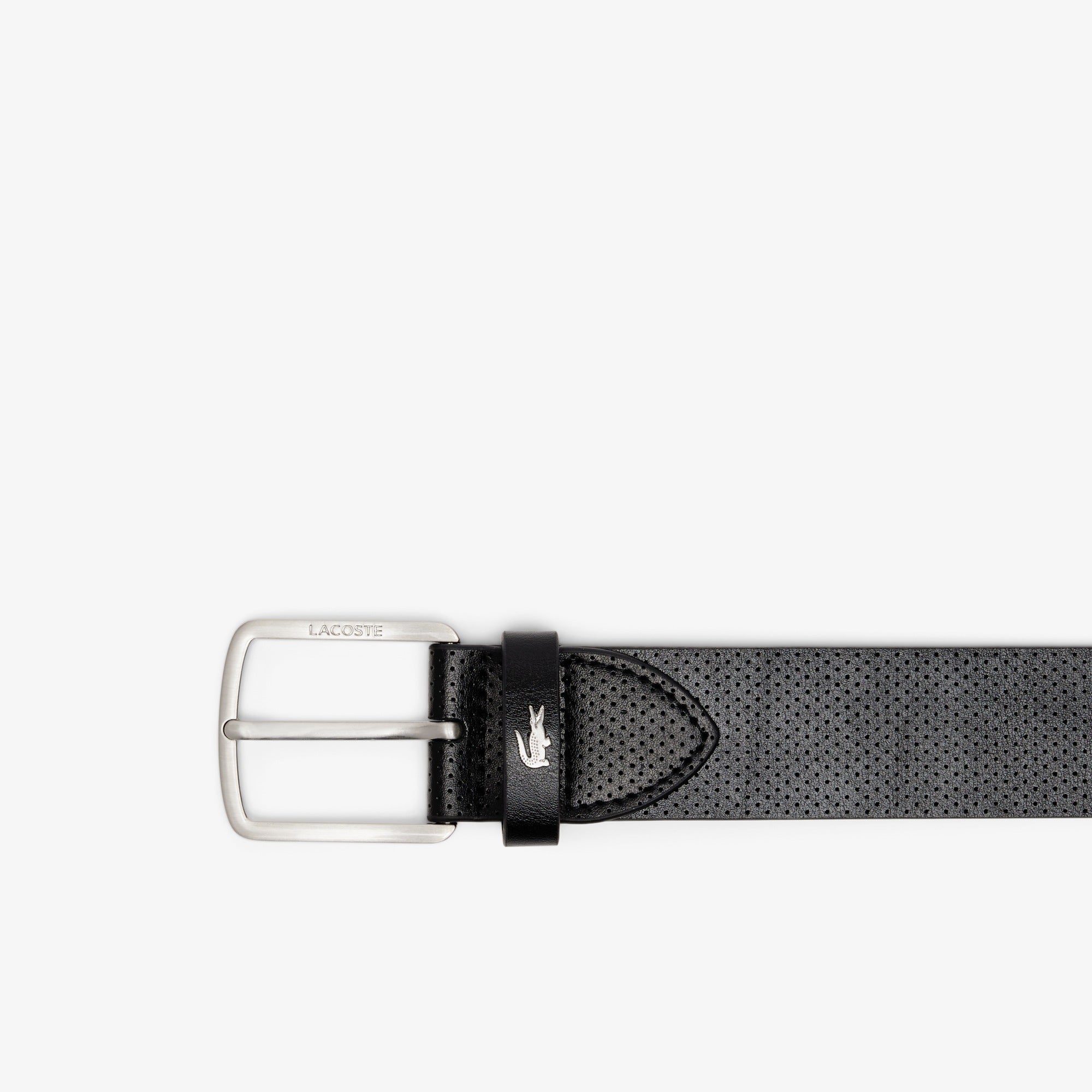 LACOSTE Conjunto de oferta de cinto em pele/Porta-cartões