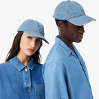 LACOSTE Boné em ganga em algodão