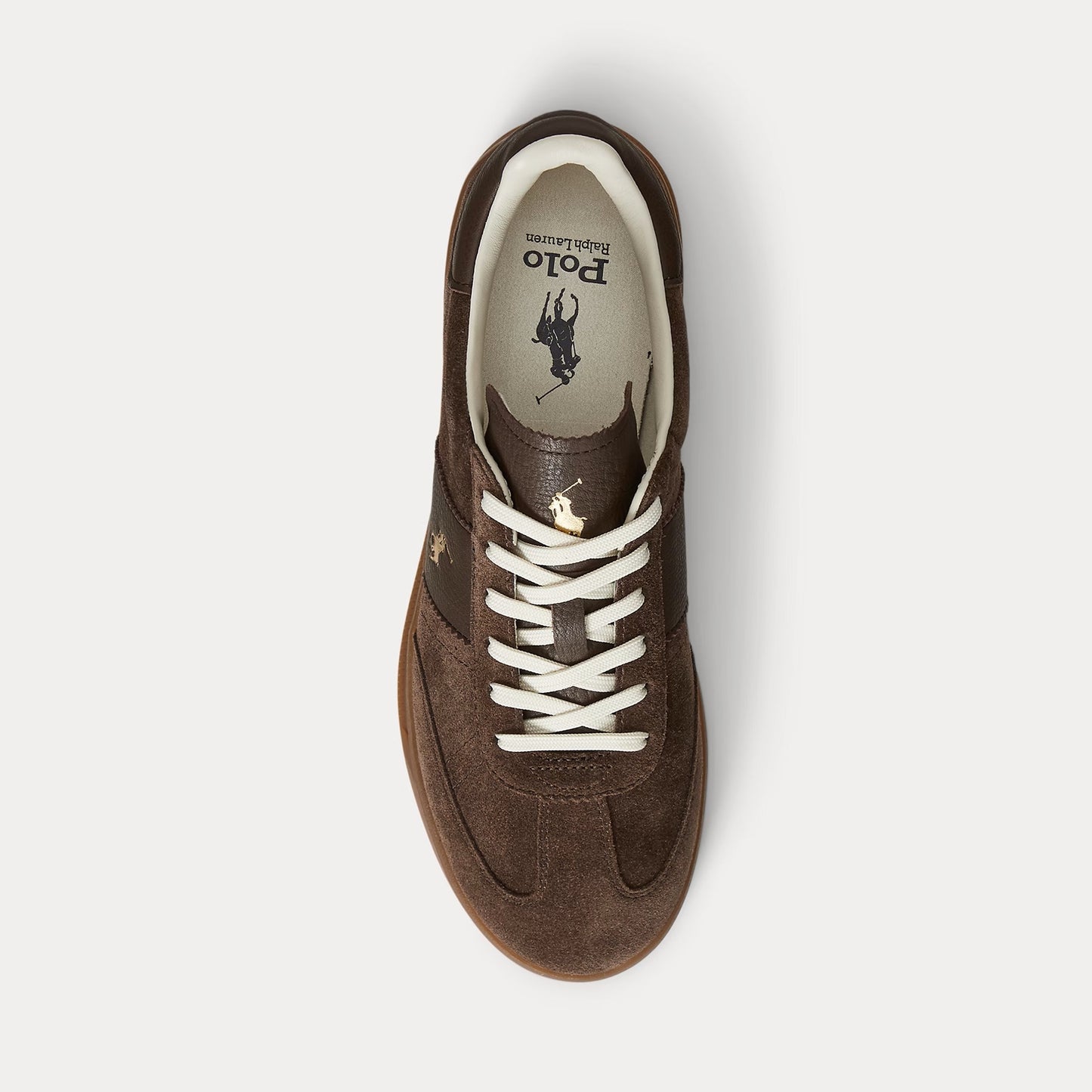 RALPH LAUREN Sapatilhas em camurça heritage aera