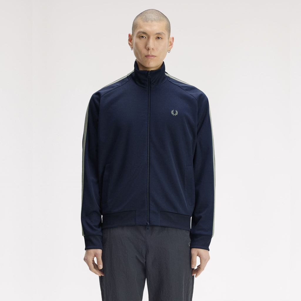 FRED PERRY Casaco com fita de malha bicolor