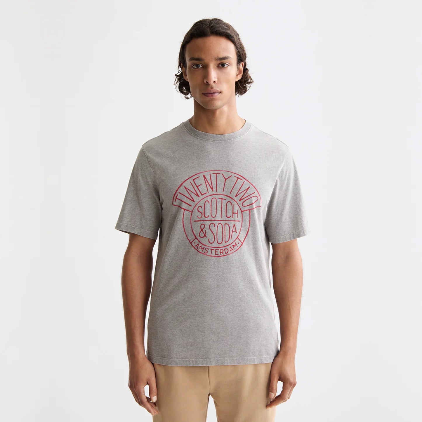 SCOTCH&SODA T-shirt com estampa de arte - CARISMAstore