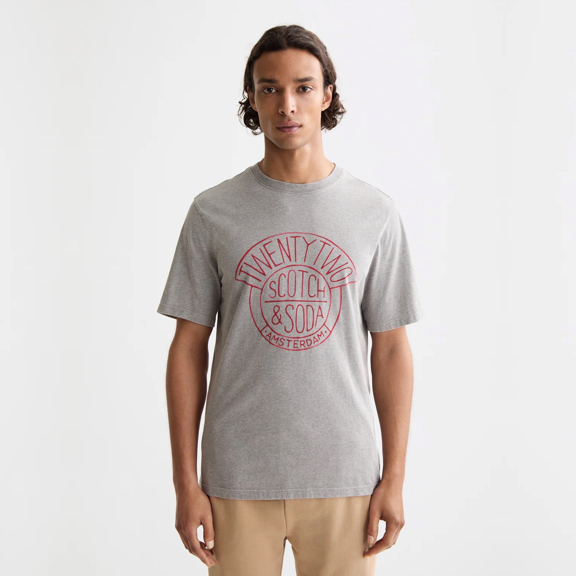 SCOTCH&SODA T-shirt com estampa de arte - CARISMAstore