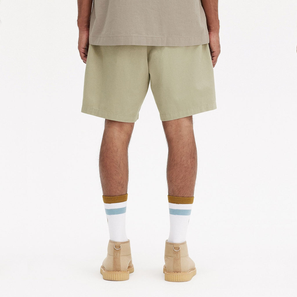FRED PERRY Calções em tecido com pernas largas - CARISMAstore