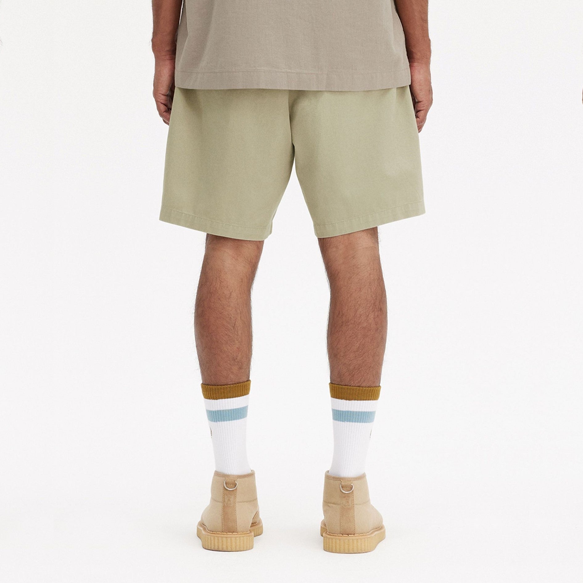 FRED PERRY Calções em tecido com pernas largas - CARISMAstore