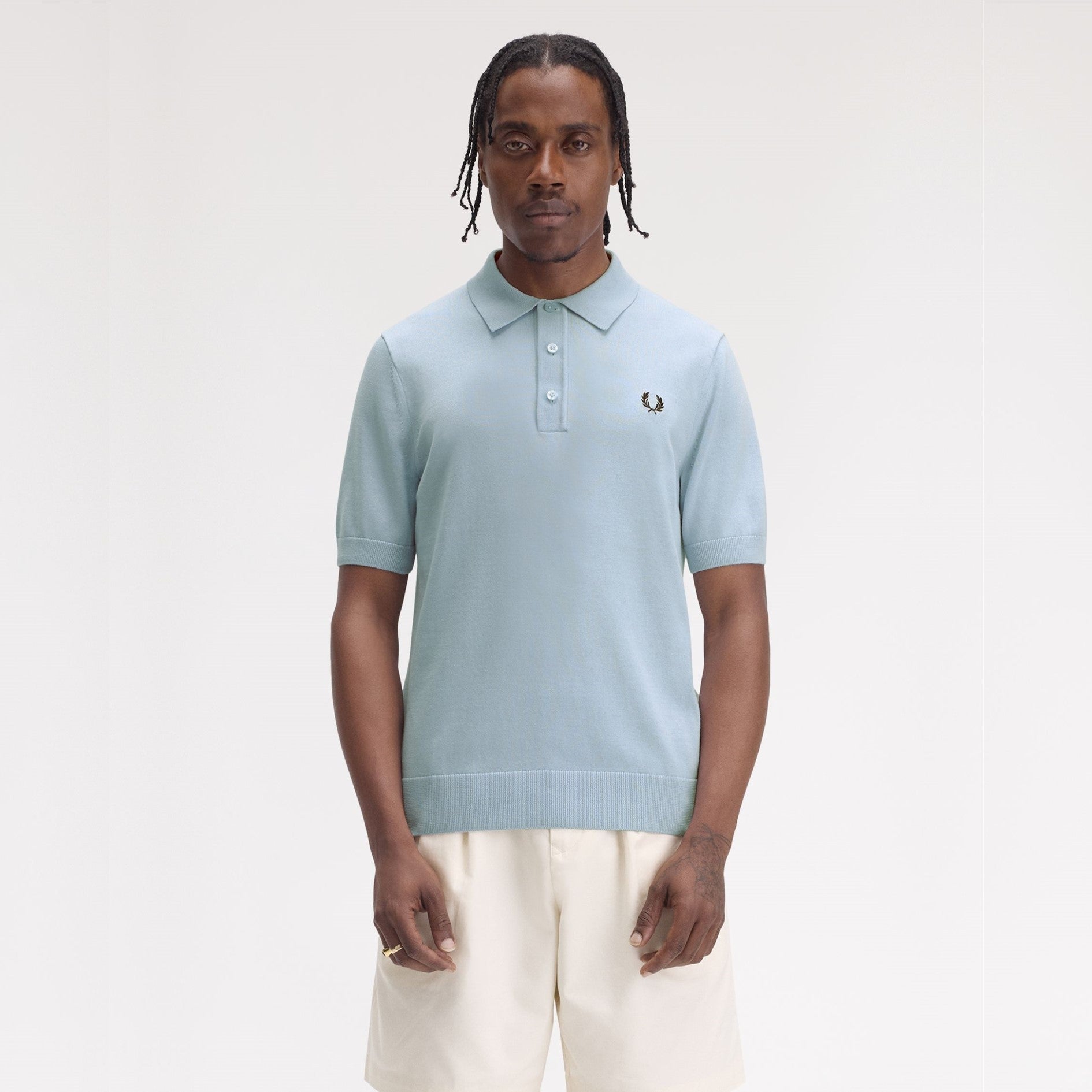FRED PERRY Polo em malha de algodão - CARISMAstore