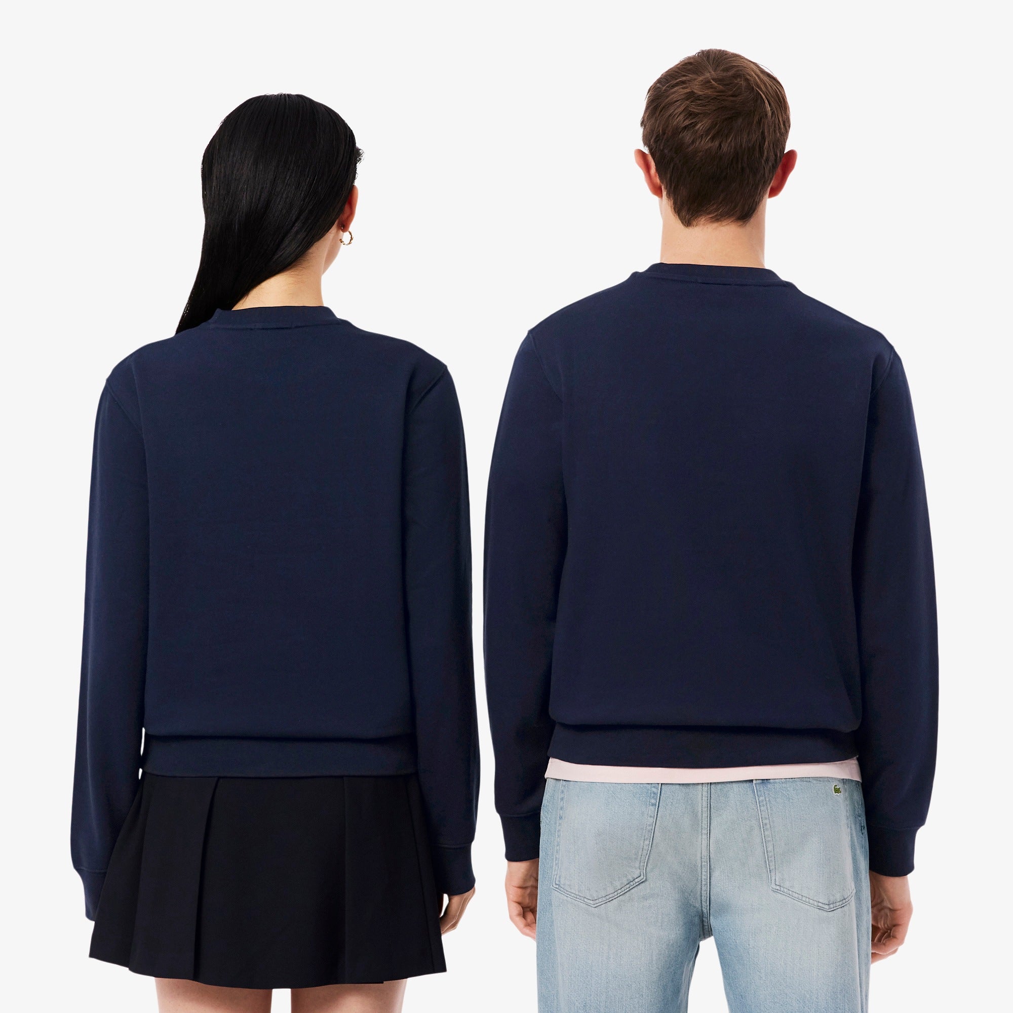 LACOSTE Sweatshirt de felpa gravada em relevo