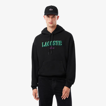 LACOSTE Camisola com Capuz bordado loose fit