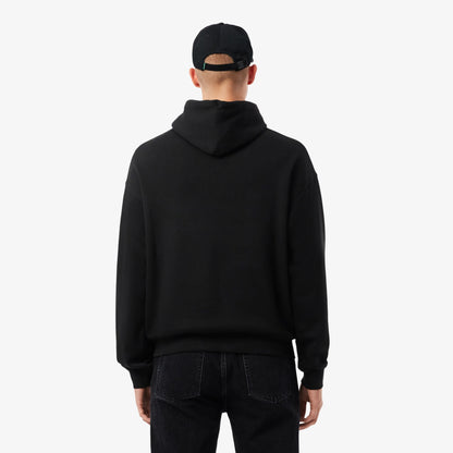 LACOSTE Camisola com Capuz bordado loose fit