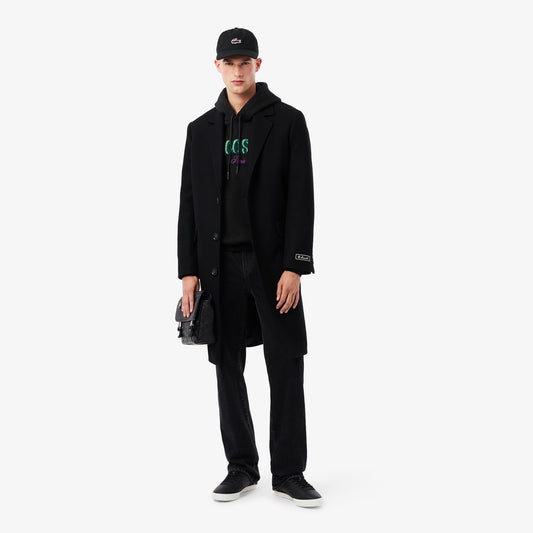 LACOSTE Camisola com Capuz bordado loose fit