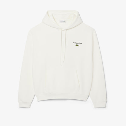 LACOSTE Camisola com capuz em velo com vários estampados - CARISMAstore