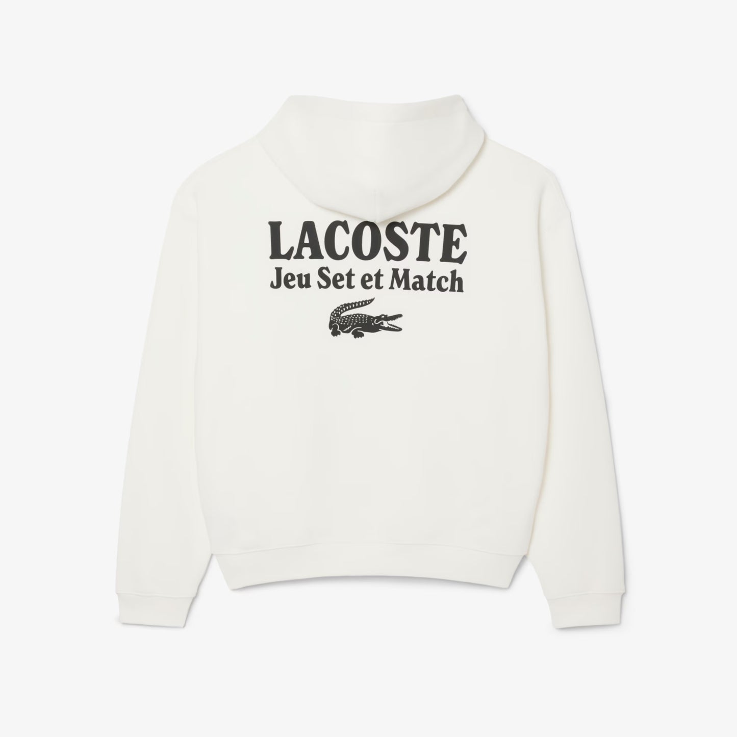 LACOSTE Camisola com capuz em velo com vários estampados - CARISMAstore