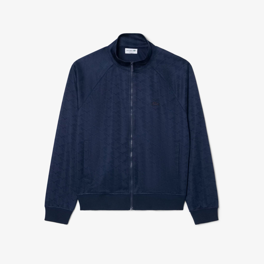 LACOSTE Blusão em jacquard com monograma e fecho