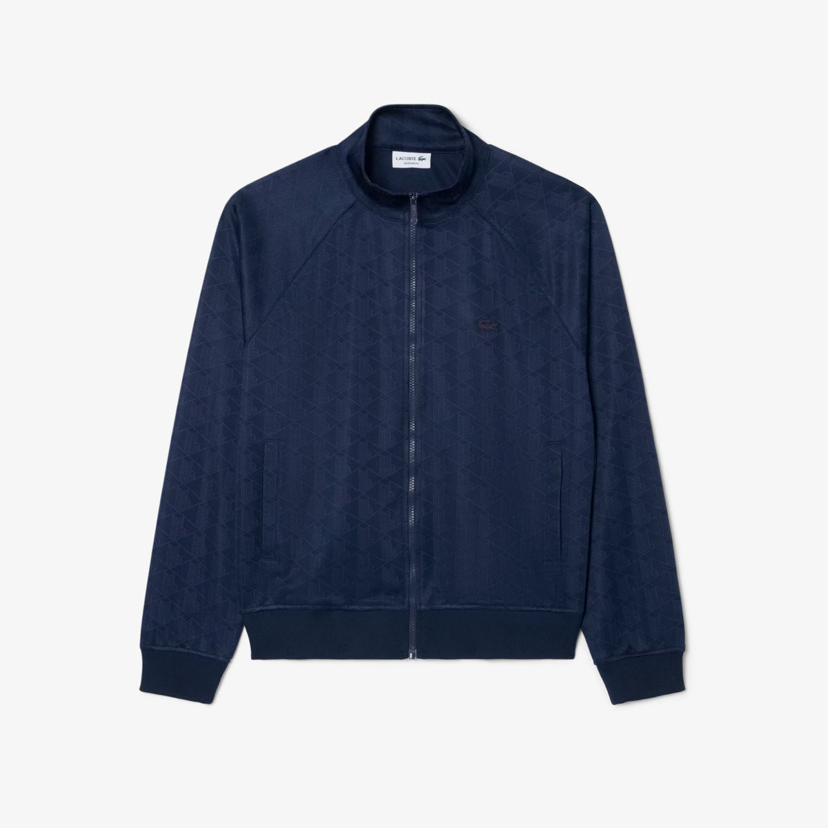 LACOSTE Blusão em jacquard com monograma e fecho