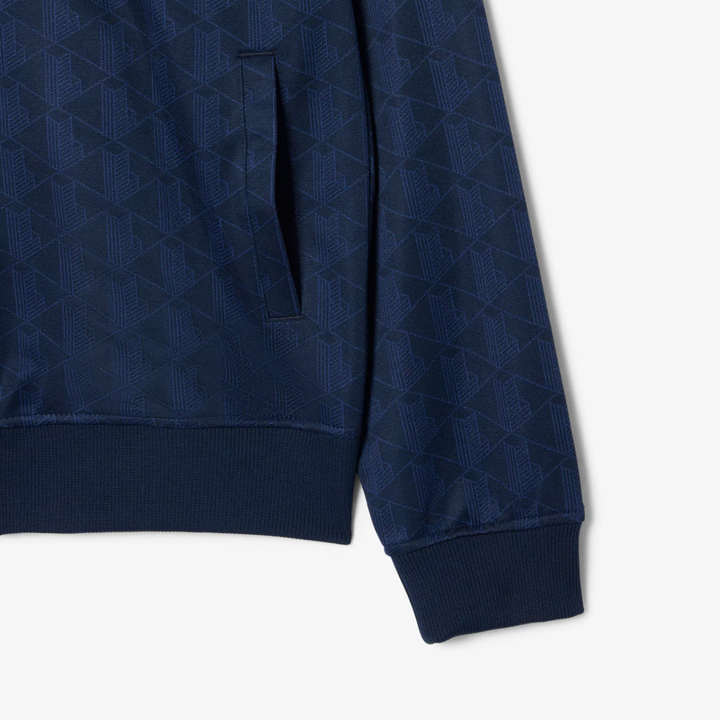 LACOSTE Blusão em jacquard com monograma e fecho