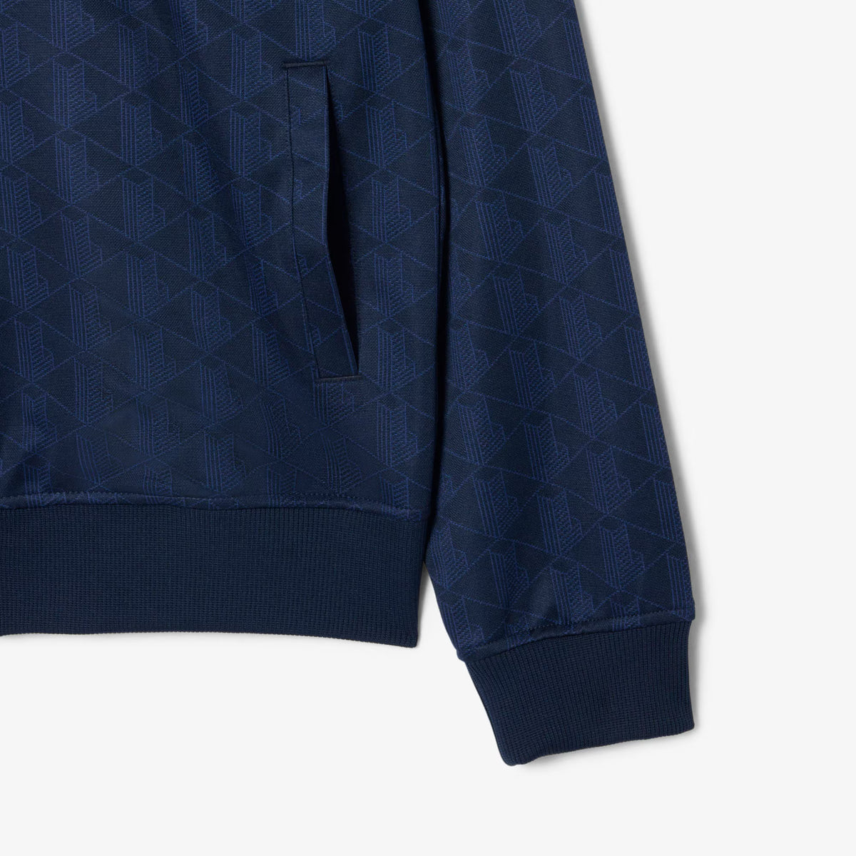 LACOSTE Blusão em jacquard com monograma e fecho