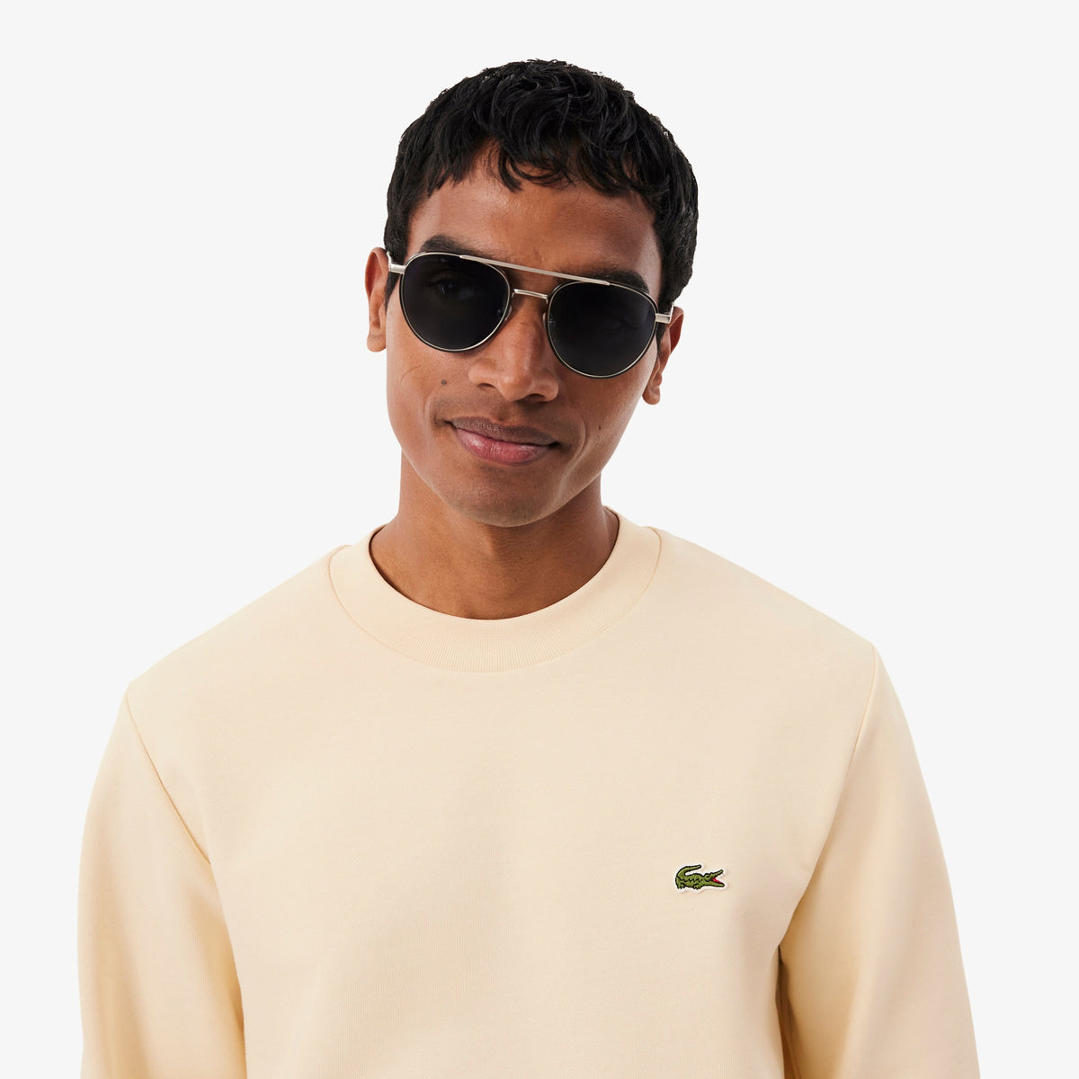 LACOSTE Camisola de felpa classic fit