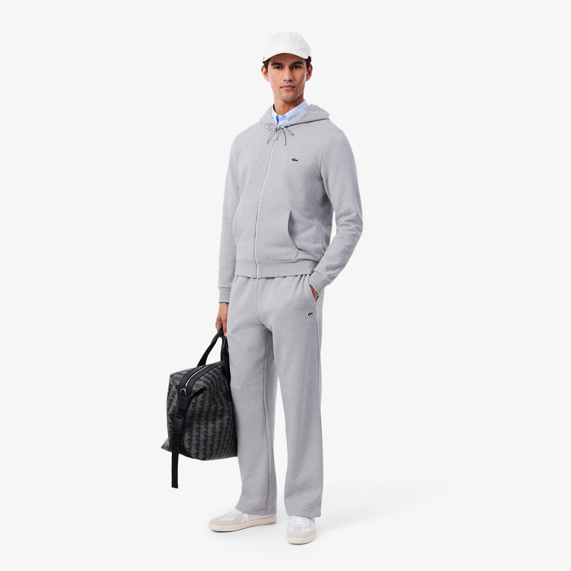 LACOSTE Casaco de felpa classic fit