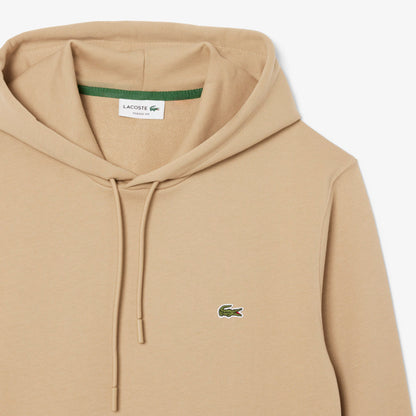 LACOSTE Camisola com capuz de algodão e lã
