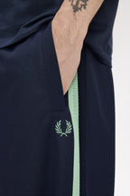 FRED PERRY Calça com fita de malha bicolor