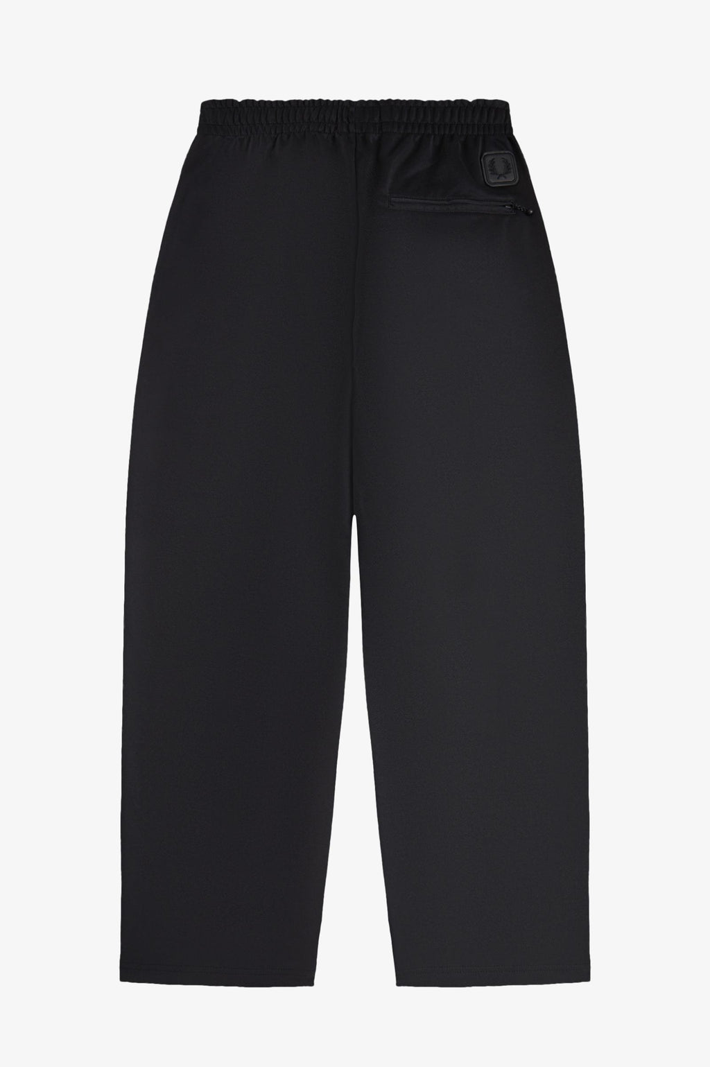 FRED PERRY Calça com aplicação em pele