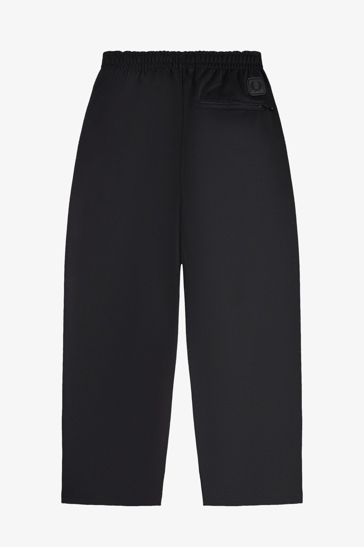 FRED PERRY Calça com aplicação em pele