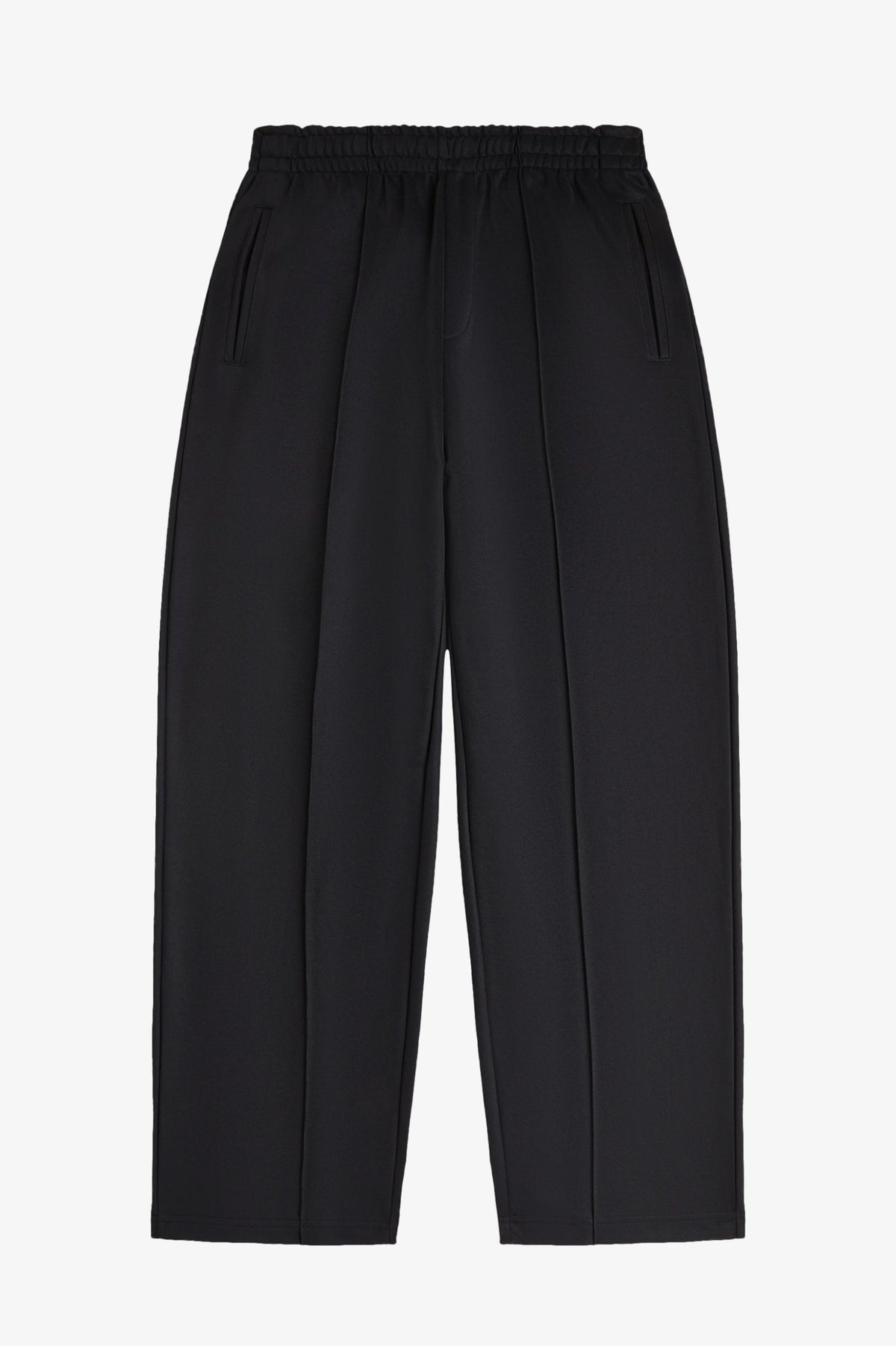 FRED PERRY Calça com aplicação em pele