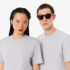 LACOSTE T-shirt em jersey com marca gravada em relevo