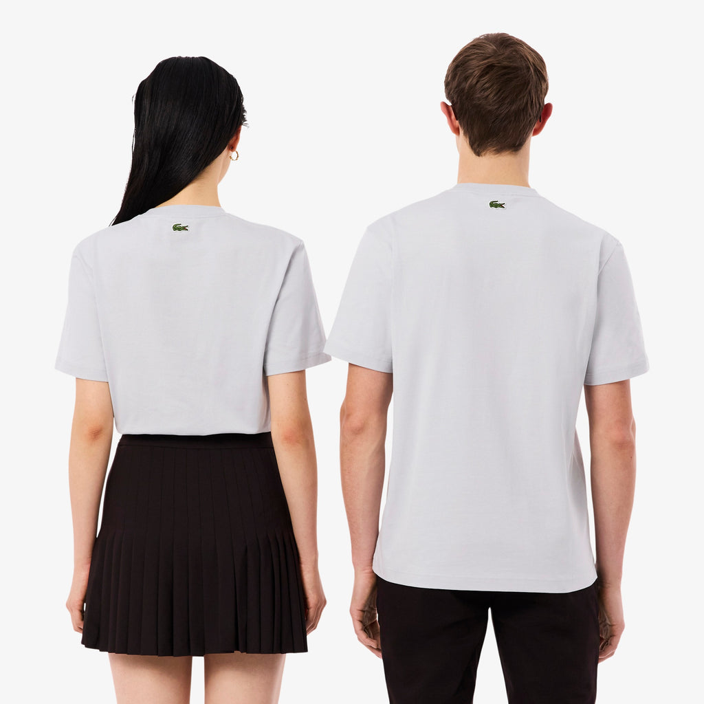 LACOSTE T-shirt em jersey com marca gravada em relevo