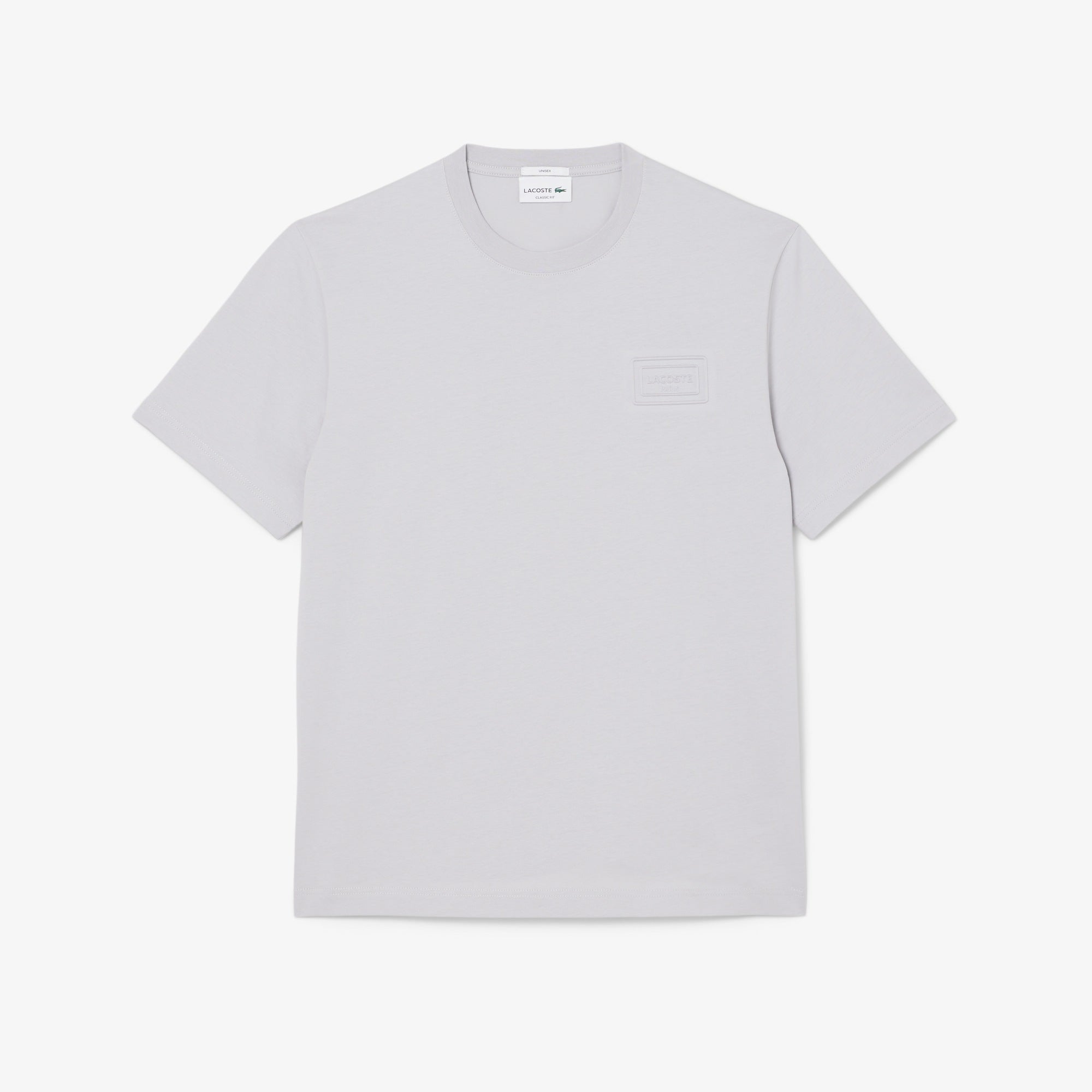 LACOSTE T-shirt em jersey com marca gravada em relevo