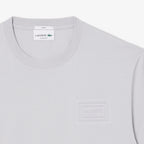 LACOSTE T-shirt em jersey com marca gravada em relevo
