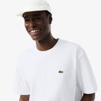 LACOSTE T-shirt em jersey de algodão grosso relaxed fit