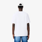 LACOSTE T-shirt em jersey de algodão grosso relaxed fit