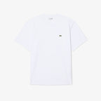 LACOSTE T-shirt em jersey de algodão grosso relaxed fit