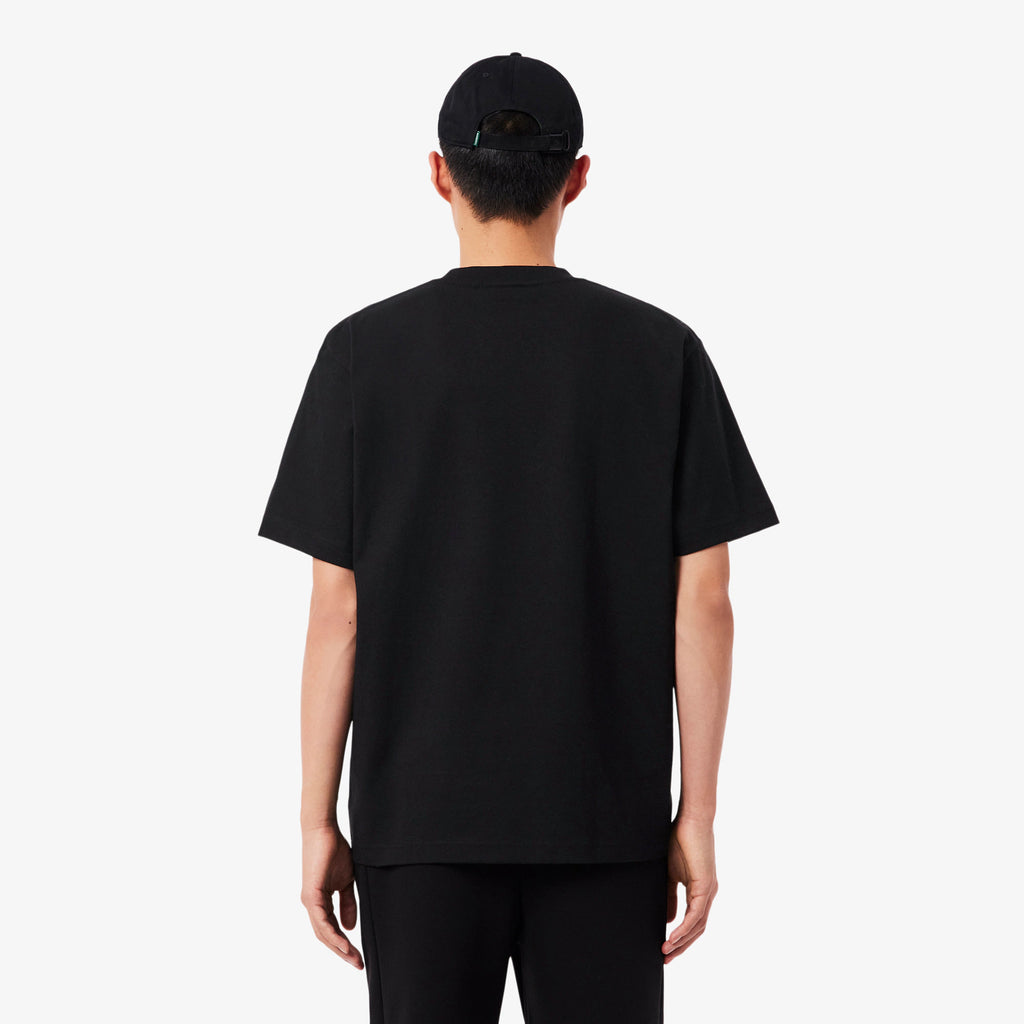 LACOSTE T-shirt em jersey de algodão grosso