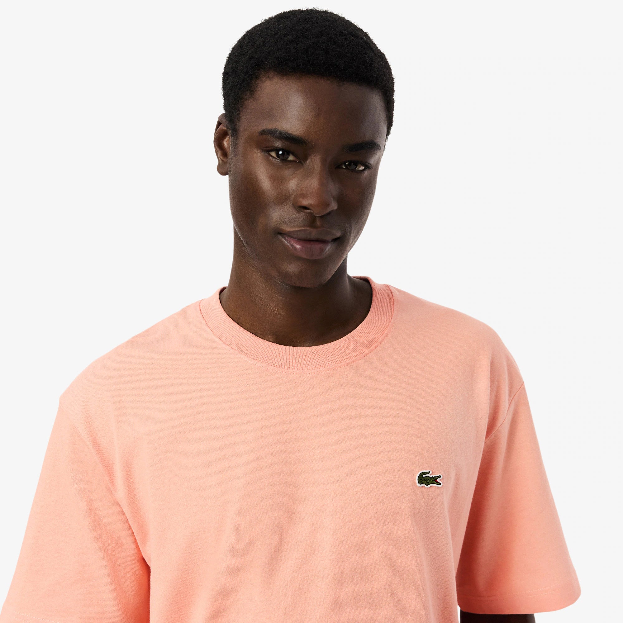 LACOSTE T-shirt em jersey de algodão grosso