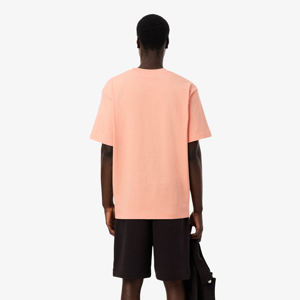 LACOSTE T-shirt em jersey de algodão grosso