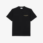 LACOSTE T-shirt de algodão grosso com bordado