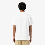 LACOSTE T-shirt de jersey grosso com bordado