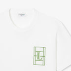 LACOSTE T-shirt de jersey grosso com bordado