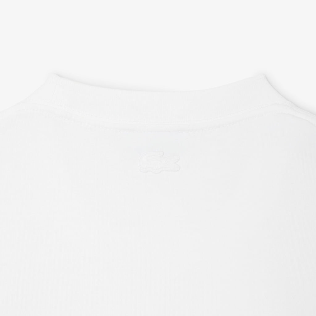 LACOSTE T-shirt de jersey grosso com bordado
