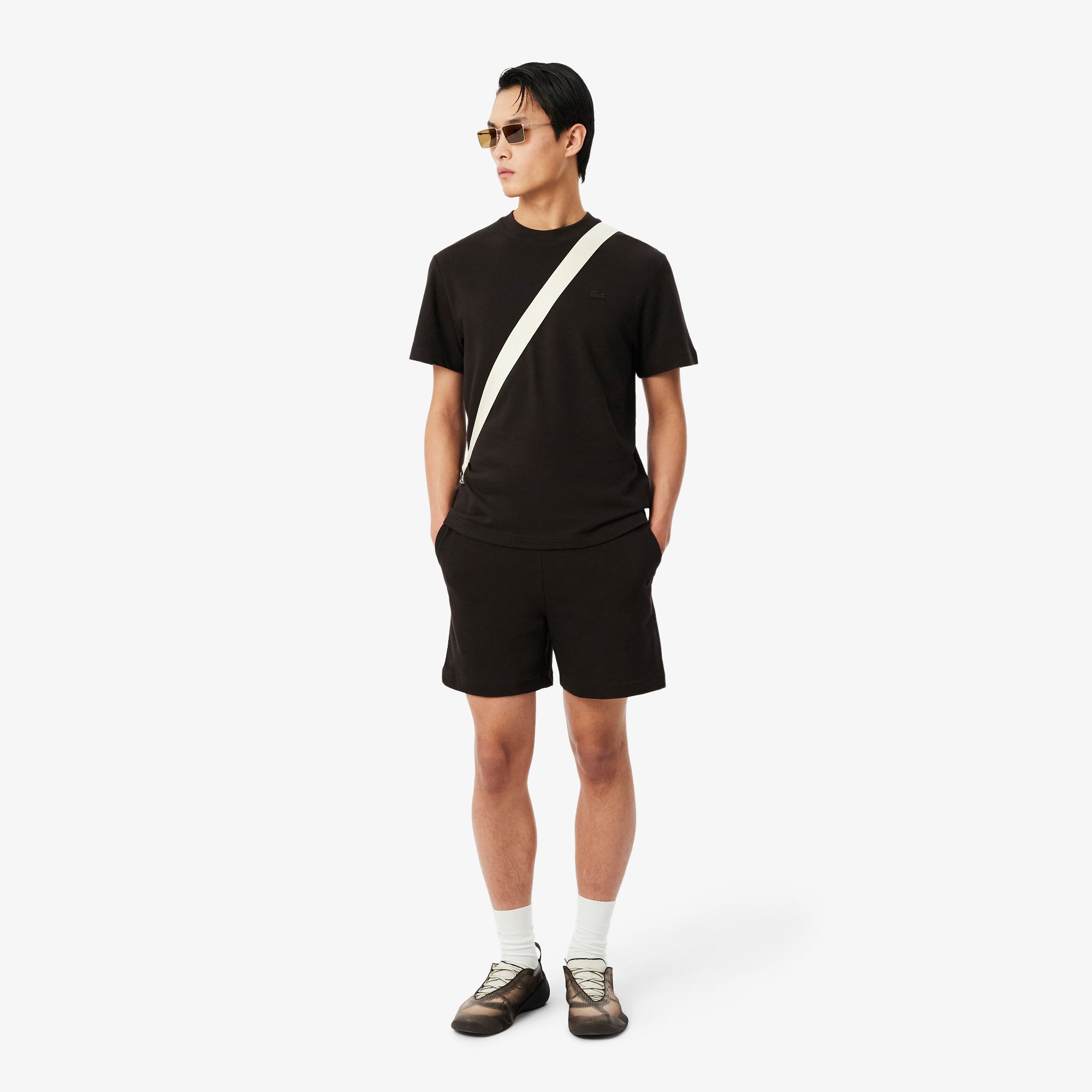LACOSTE T-shirt em jersey texturizado