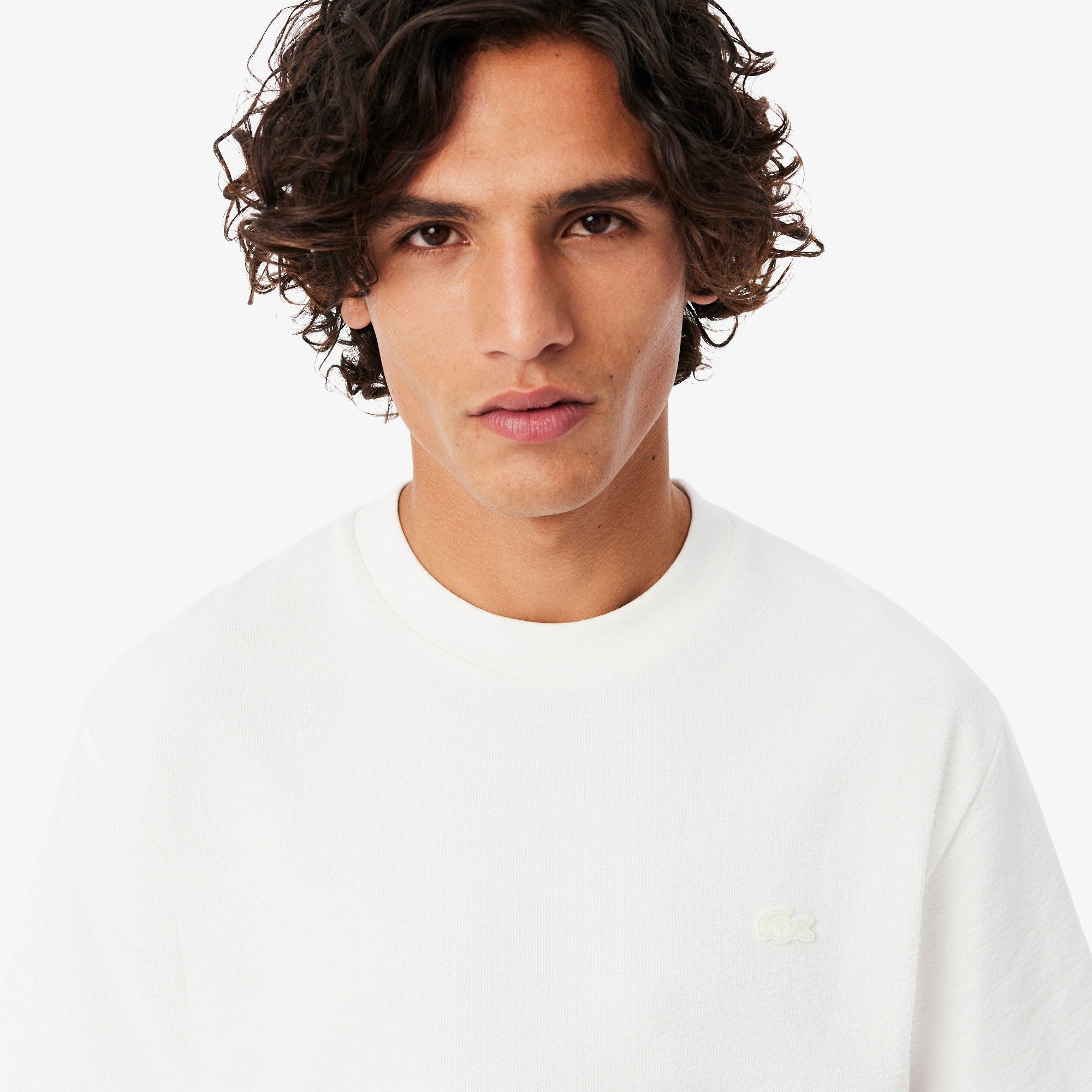 LACOSTE T-shirt em jersey texturizado