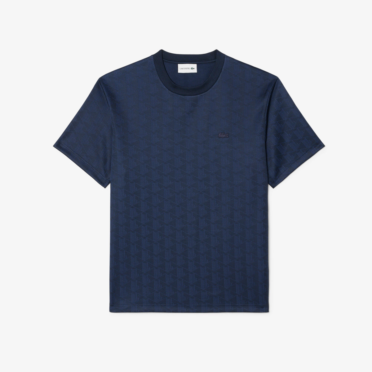LACOSTE T-shirt em jacquard com monograma