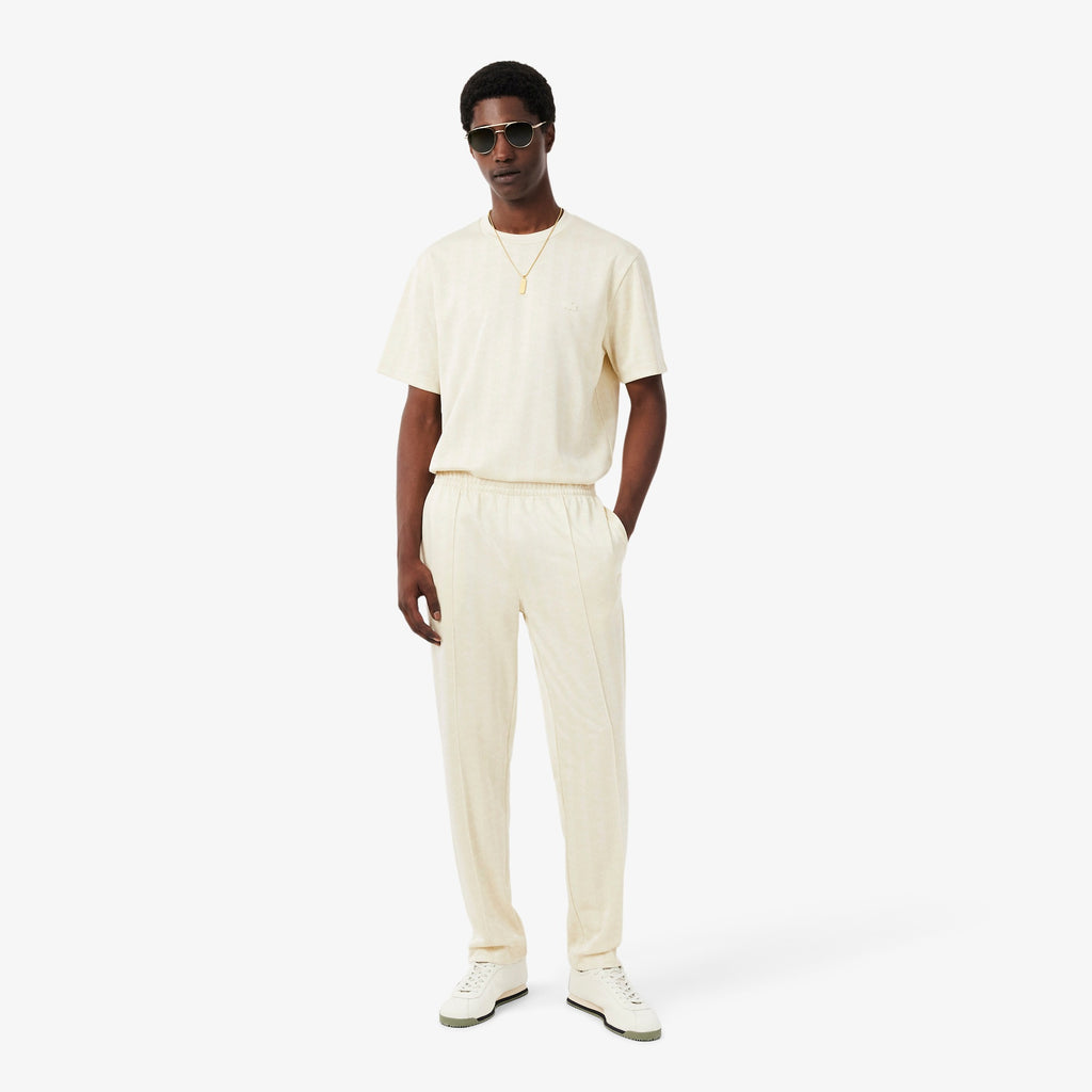LACOSTE T-shirt em jacquard com monograma