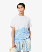 LACOSTE Cotton T-shirt with print