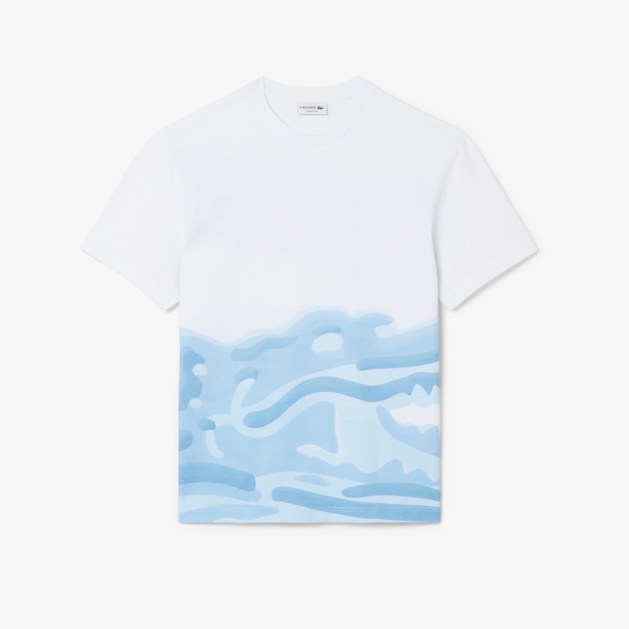 LACOSTE Cotton T-shirt with print