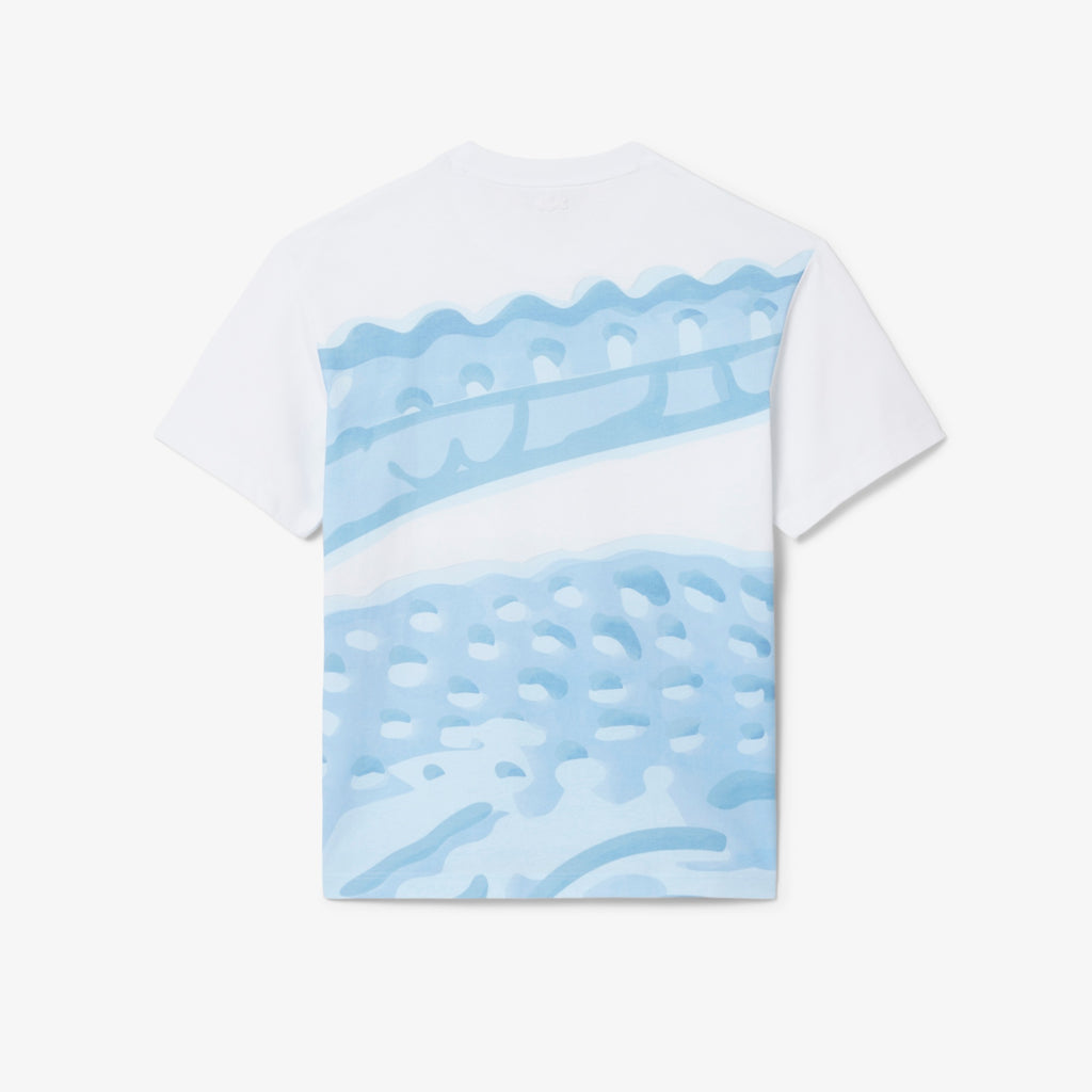 LACOSTE Cotton T-shirt with print