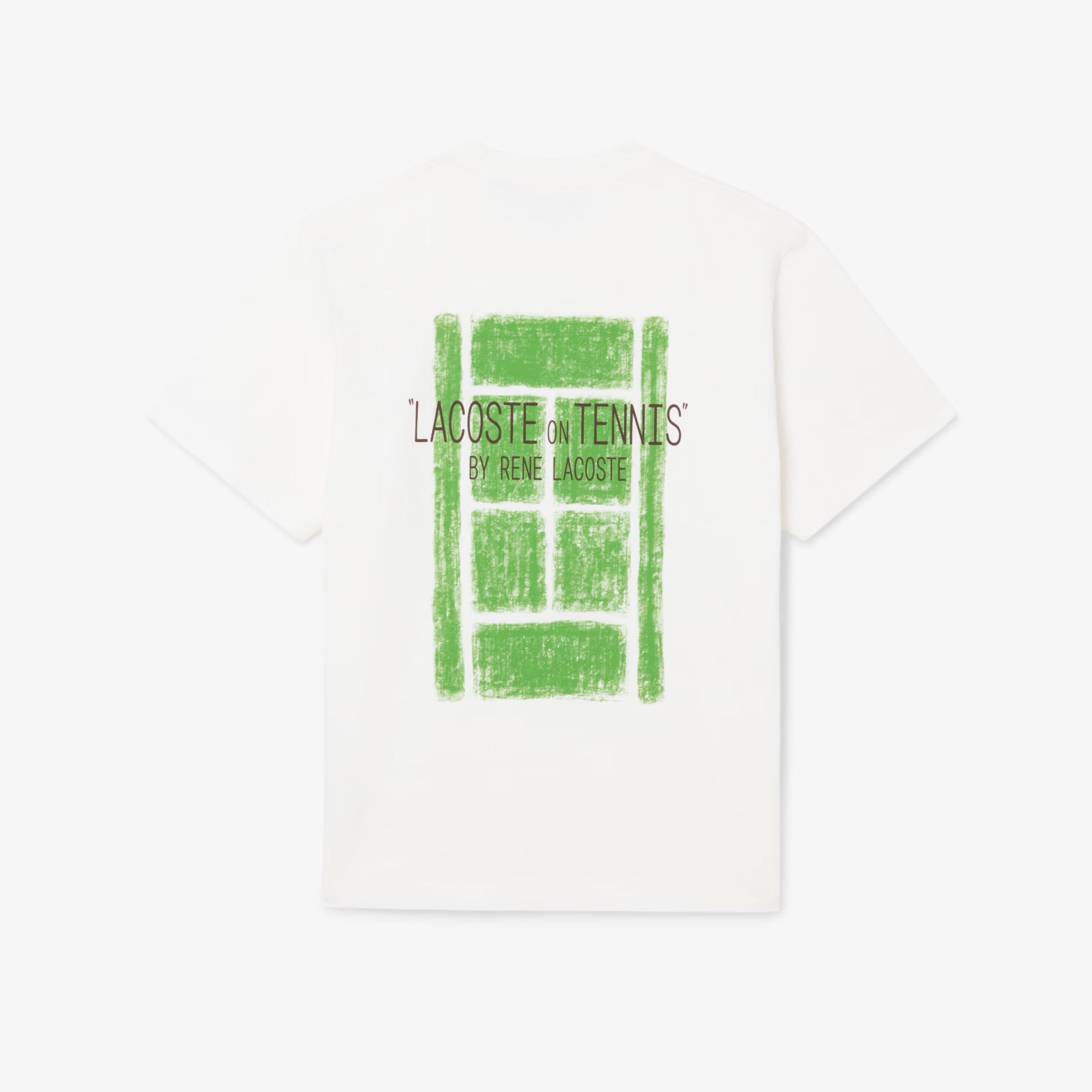 LACOSTE T-shirt de Algodão com Estampado